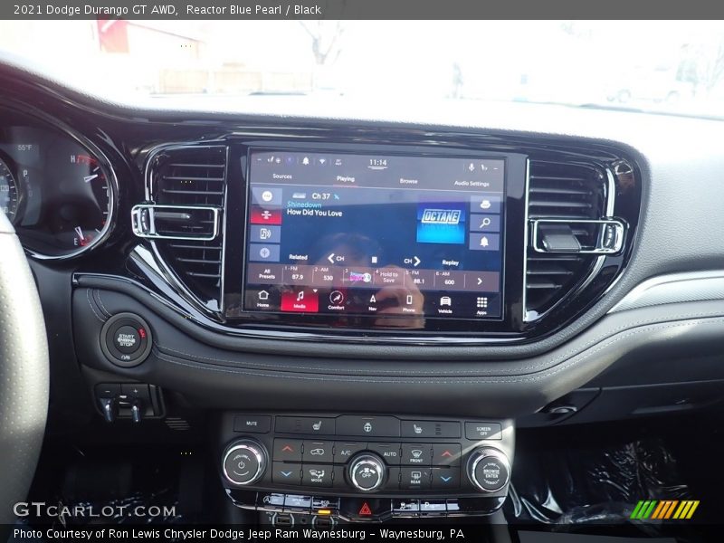 Reactor Blue Pearl / Black 2021 Dodge Durango GT AWD