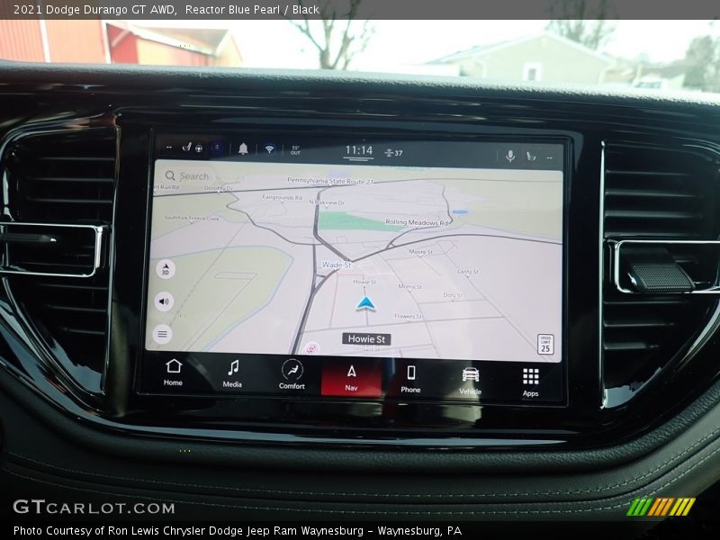 Navigation of 2021 Durango GT AWD