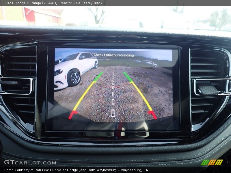 Reactor Blue Pearl / Black 2021 Dodge Durango GT AWD