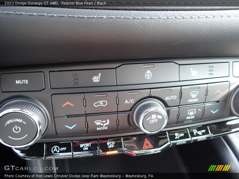 Controls of 2021 Durango GT AWD