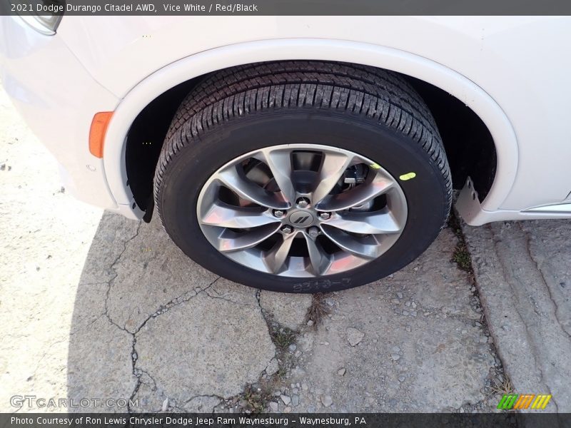 Vice White / Red/Black 2021 Dodge Durango Citadel AWD