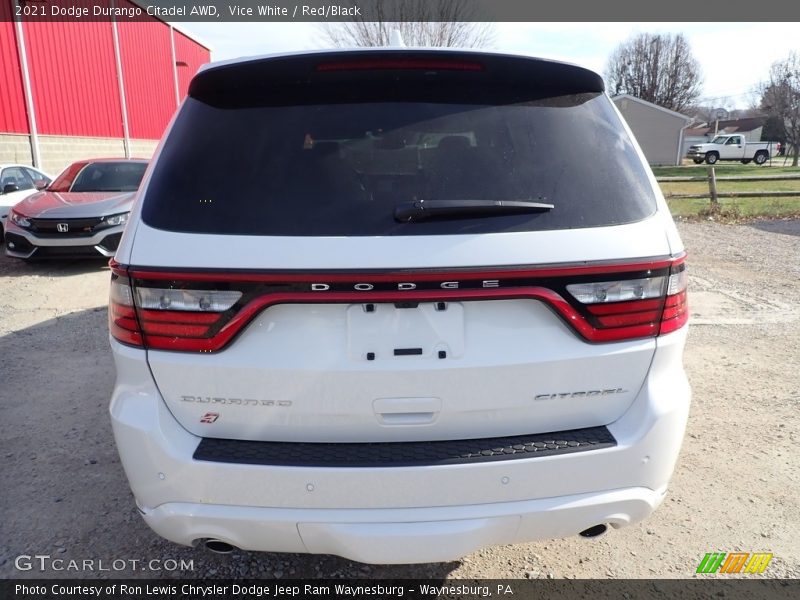 Vice White / Red/Black 2021 Dodge Durango Citadel AWD