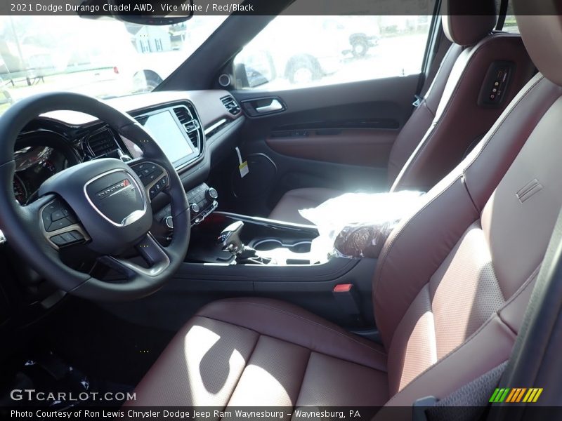 Vice White / Red/Black 2021 Dodge Durango Citadel AWD