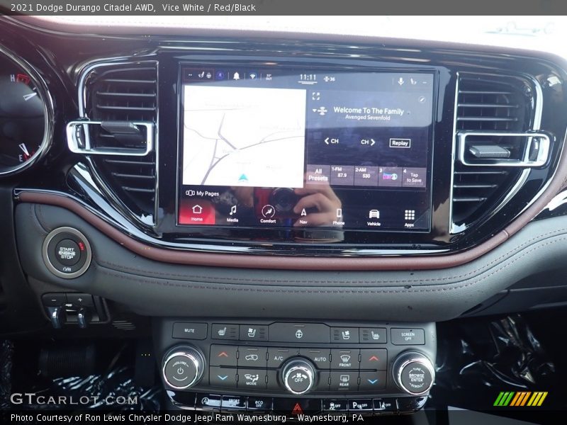 Vice White / Red/Black 2021 Dodge Durango Citadel AWD