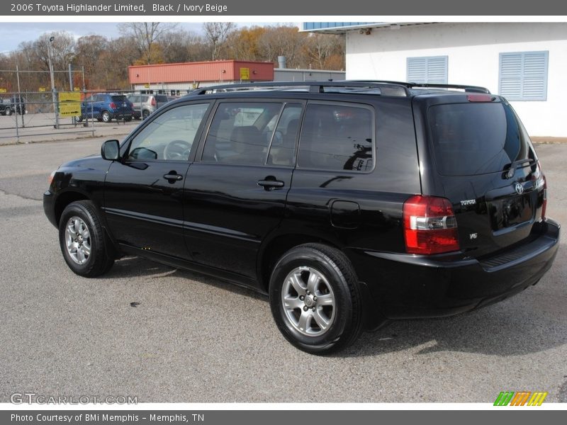 Black / Ivory Beige 2006 Toyota Highlander Limited