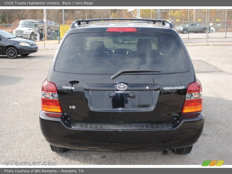 Black / Ivory Beige 2006 Toyota Highlander Limited
