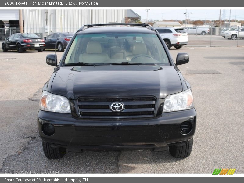 Black / Ivory Beige 2006 Toyota Highlander Limited
