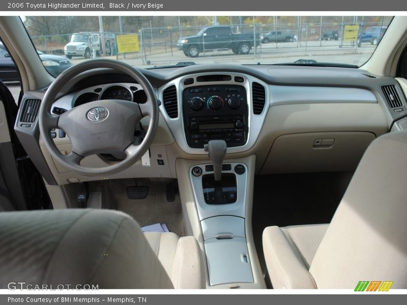 Black / Ivory Beige 2006 Toyota Highlander Limited