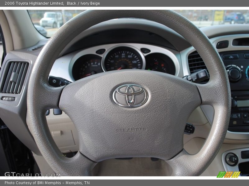 Black / Ivory Beige 2006 Toyota Highlander Limited