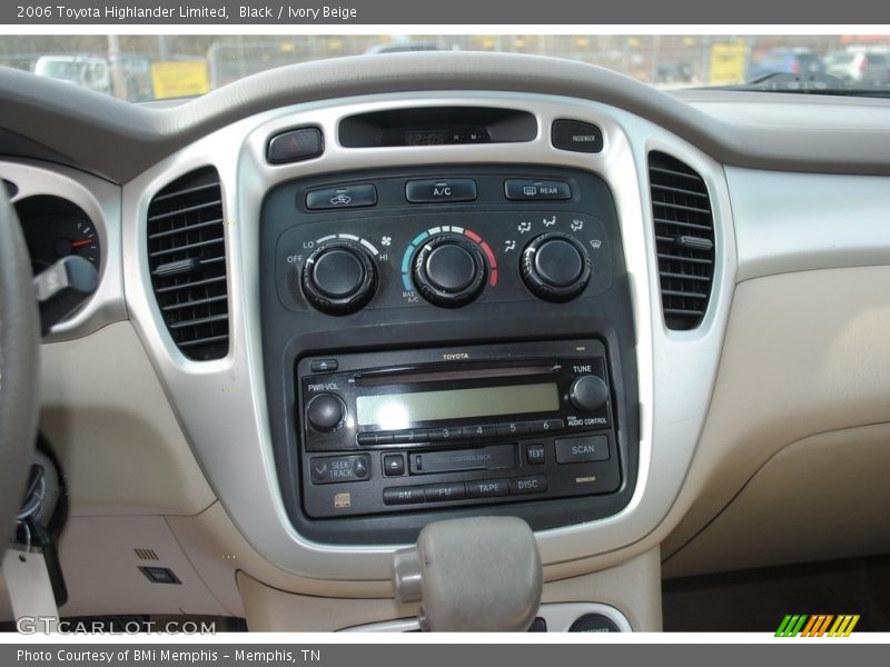 Black / Ivory Beige 2006 Toyota Highlander Limited