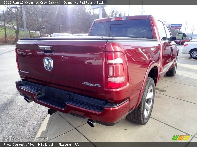 Delmonico Red Pearl / Black 2019 Ram 1500 Limited Crew Cab 4x4