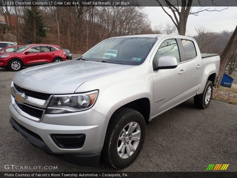 Silver Ice Metallic / Jet Black 2018 Chevrolet Colorado LT Crew Cab 4x4