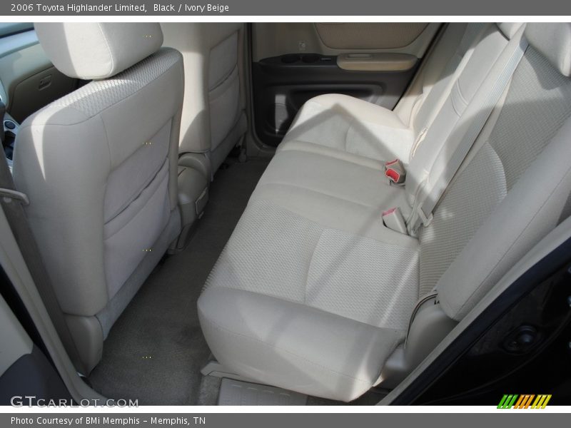 Black / Ivory Beige 2006 Toyota Highlander Limited