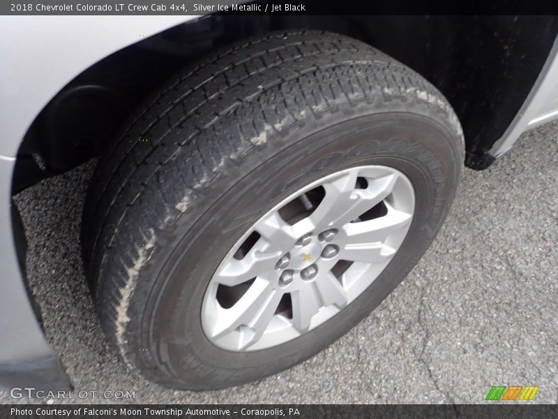 Silver Ice Metallic / Jet Black 2018 Chevrolet Colorado LT Crew Cab 4x4