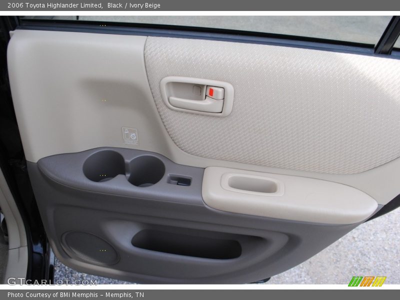 Black / Ivory Beige 2006 Toyota Highlander Limited