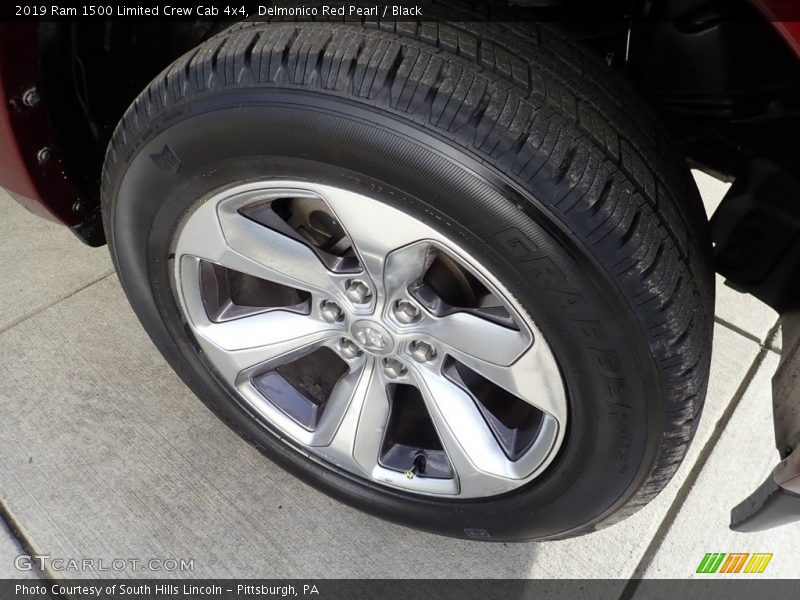Delmonico Red Pearl / Black 2019 Ram 1500 Limited Crew Cab 4x4