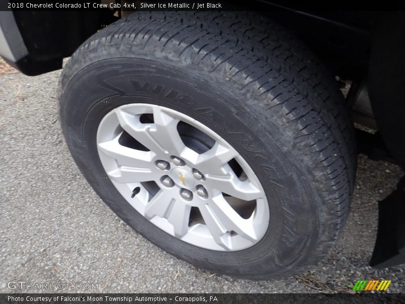 Silver Ice Metallic / Jet Black 2018 Chevrolet Colorado LT Crew Cab 4x4
