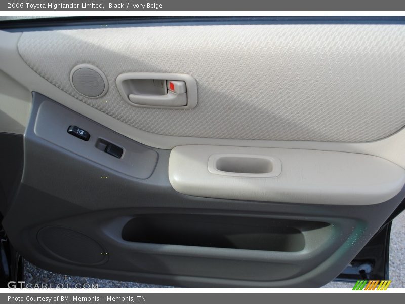 Black / Ivory Beige 2006 Toyota Highlander Limited
