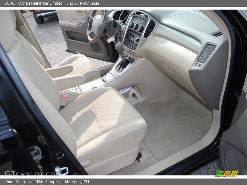 Black / Ivory Beige 2006 Toyota Highlander Limited