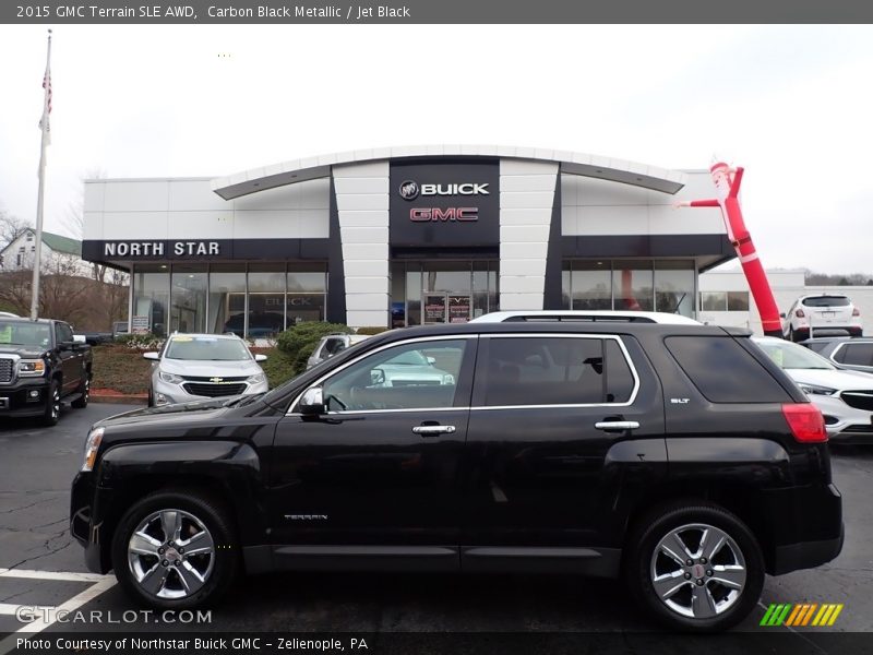 Carbon Black Metallic / Jet Black 2015 GMC Terrain SLE AWD