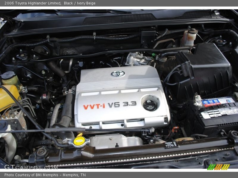 Black / Ivory Beige 2006 Toyota Highlander Limited