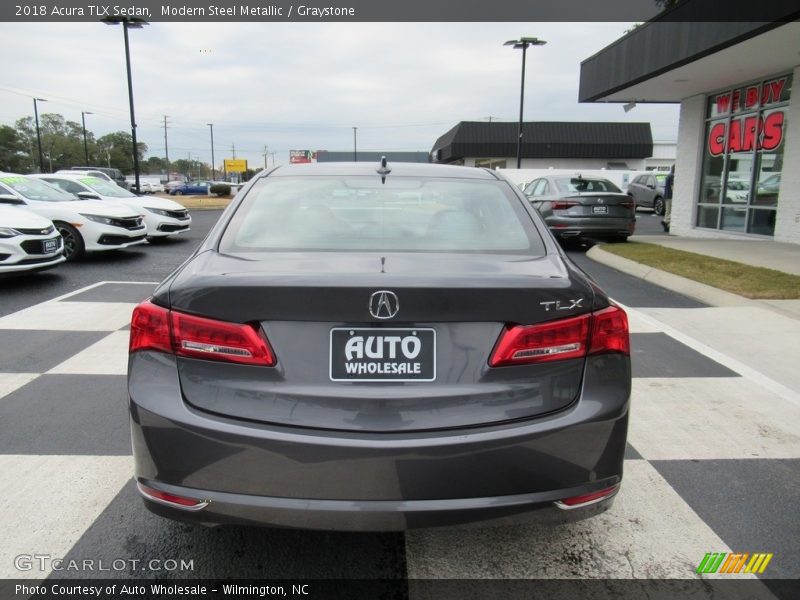 Modern Steel Metallic / Graystone 2018 Acura TLX Sedan