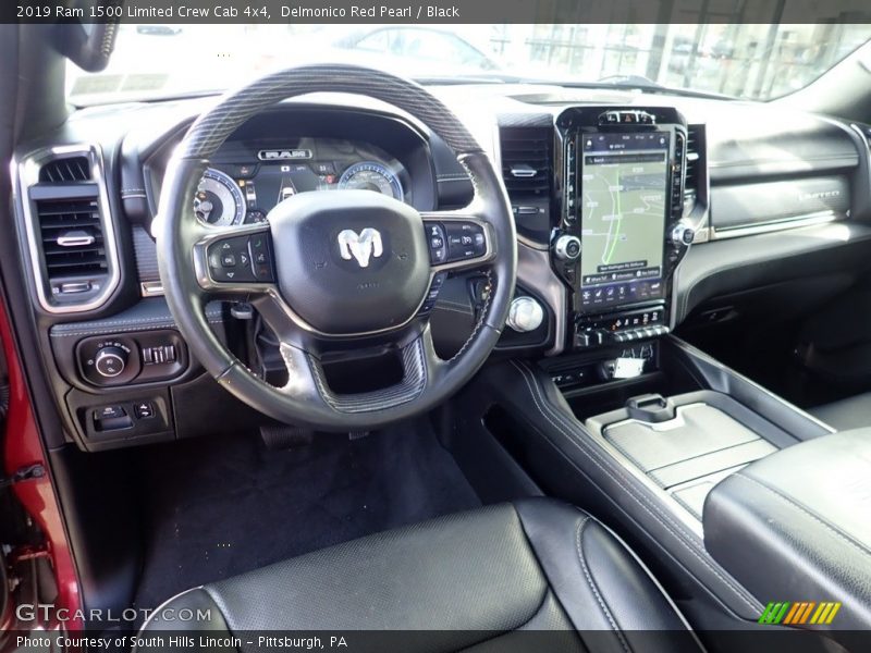 Delmonico Red Pearl / Black 2019 Ram 1500 Limited Crew Cab 4x4