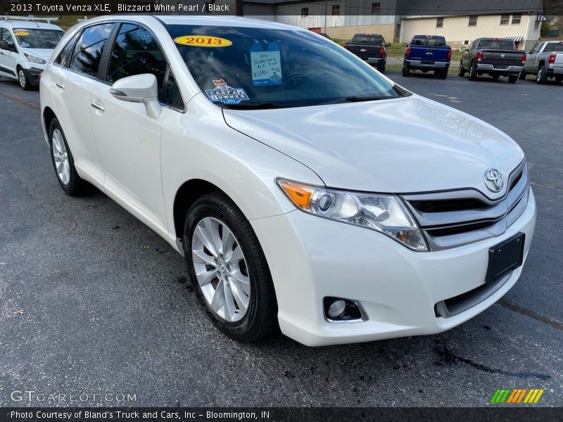 Blizzard White Pearl / Black 2013 Toyota Venza XLE