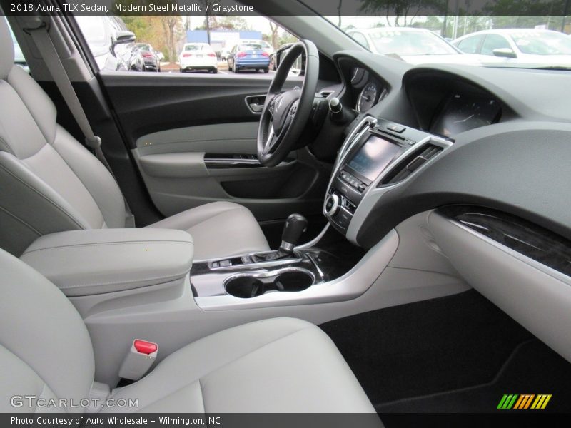 Modern Steel Metallic / Graystone 2018 Acura TLX Sedan