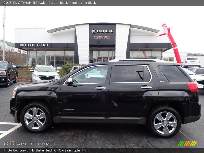Carbon Black Metallic / Jet Black 2015 GMC Terrain SLE AWD