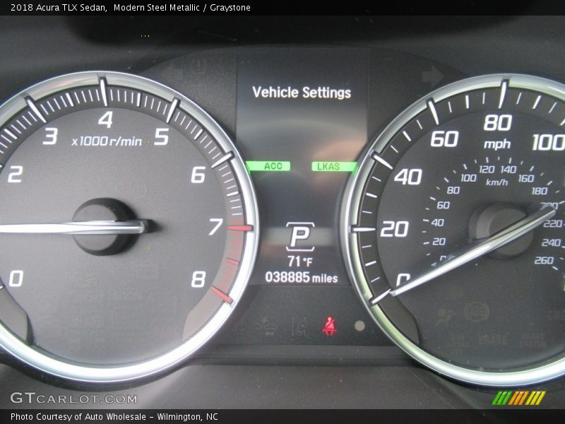 Modern Steel Metallic / Graystone 2018 Acura TLX Sedan