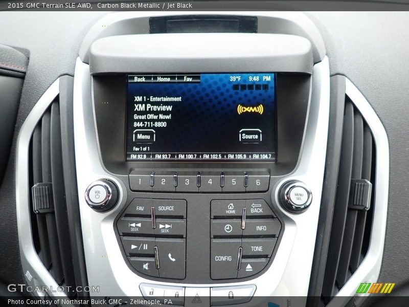 Controls of 2015 Terrain SLE AWD