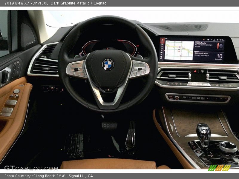 Dark Graphite Metallic / Cognac 2019 BMW X7 xDrive50i