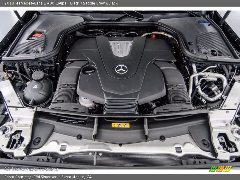 Black / Saddle Brown/Black 2018 Mercedes-Benz E 400 Coupe