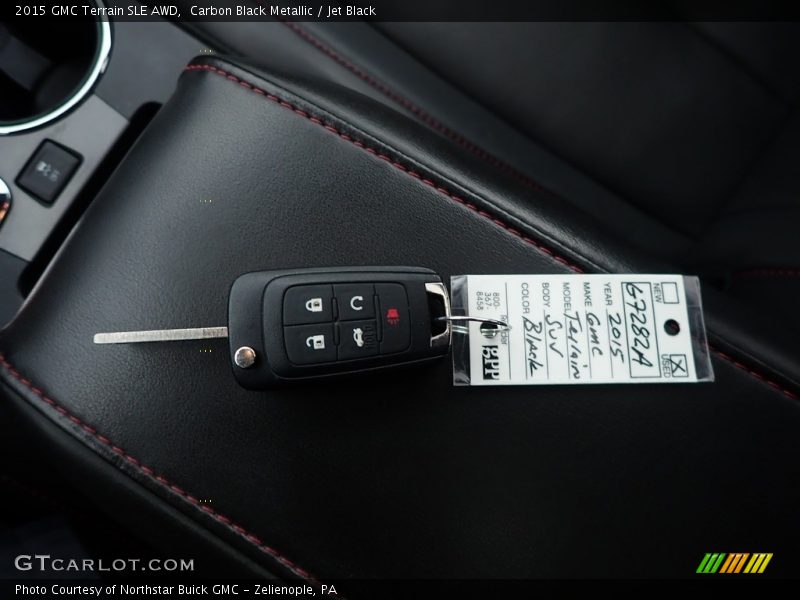 Carbon Black Metallic / Jet Black 2015 GMC Terrain SLE AWD