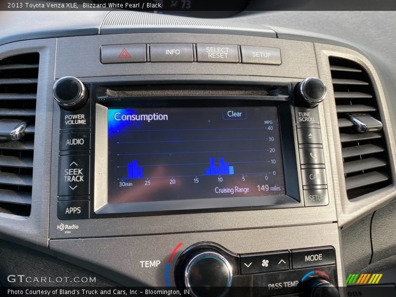 Blizzard White Pearl / Black 2013 Toyota Venza XLE