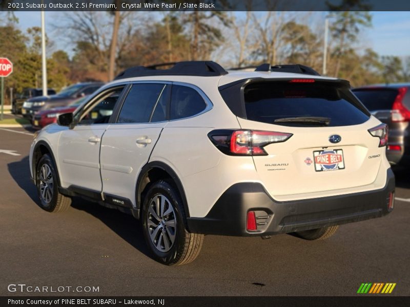 Crystal White Pearl / Slate Black 2021 Subaru Outback 2.5i Premium