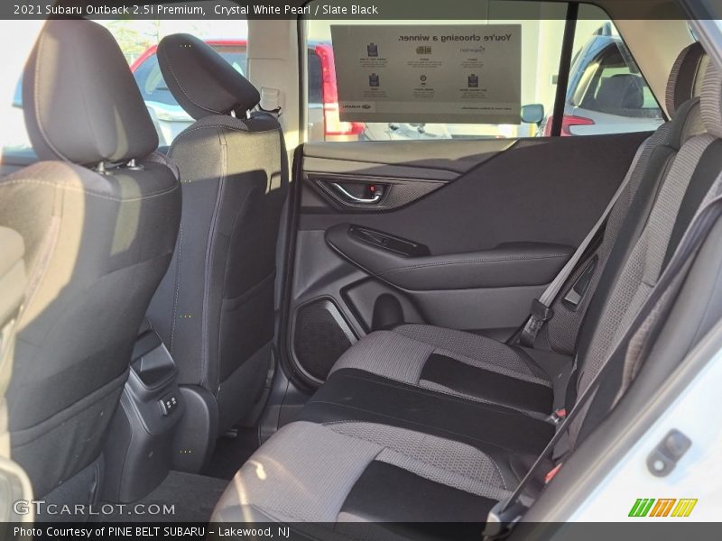 Crystal White Pearl / Slate Black 2021 Subaru Outback 2.5i Premium