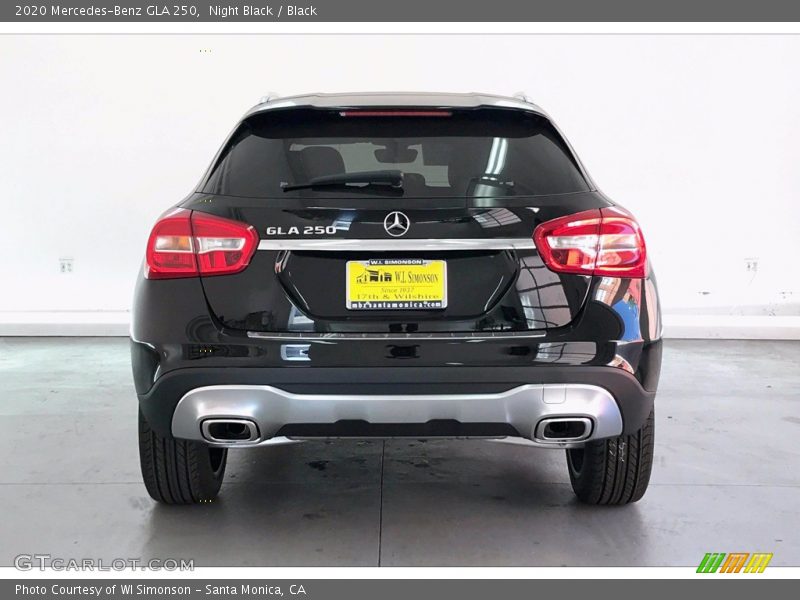 Night Black / Black 2020 Mercedes-Benz GLA 250