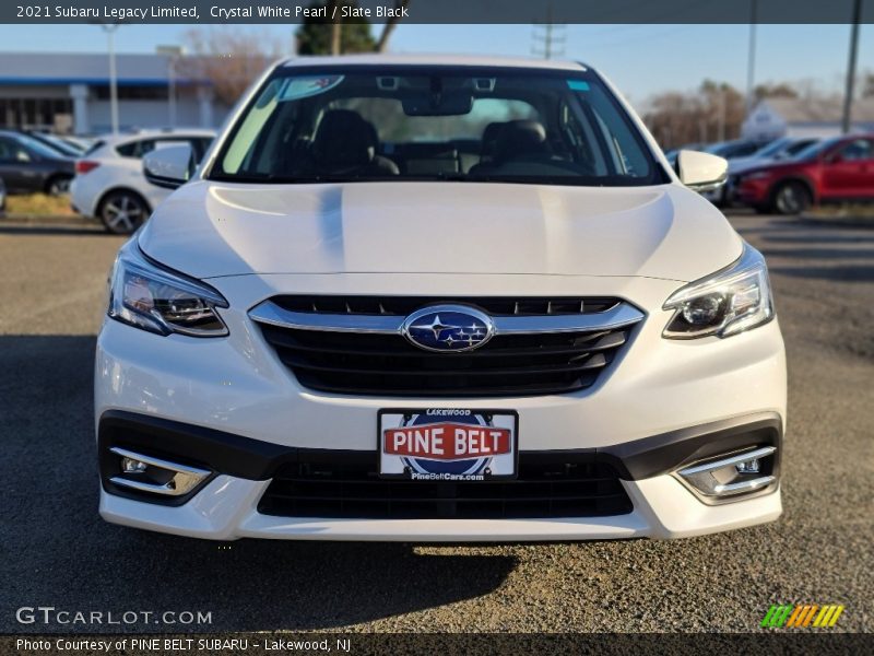 Crystal White Pearl / Slate Black 2021 Subaru Legacy Limited
