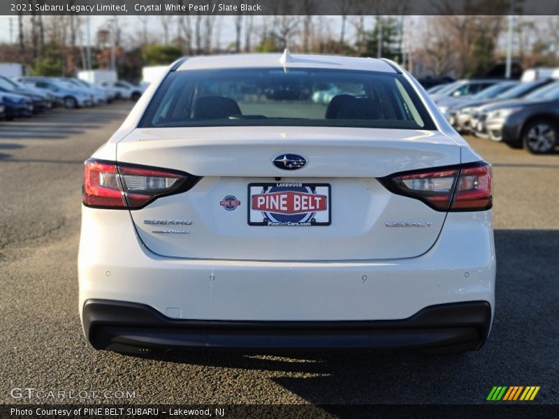 Crystal White Pearl / Slate Black 2021 Subaru Legacy Limited