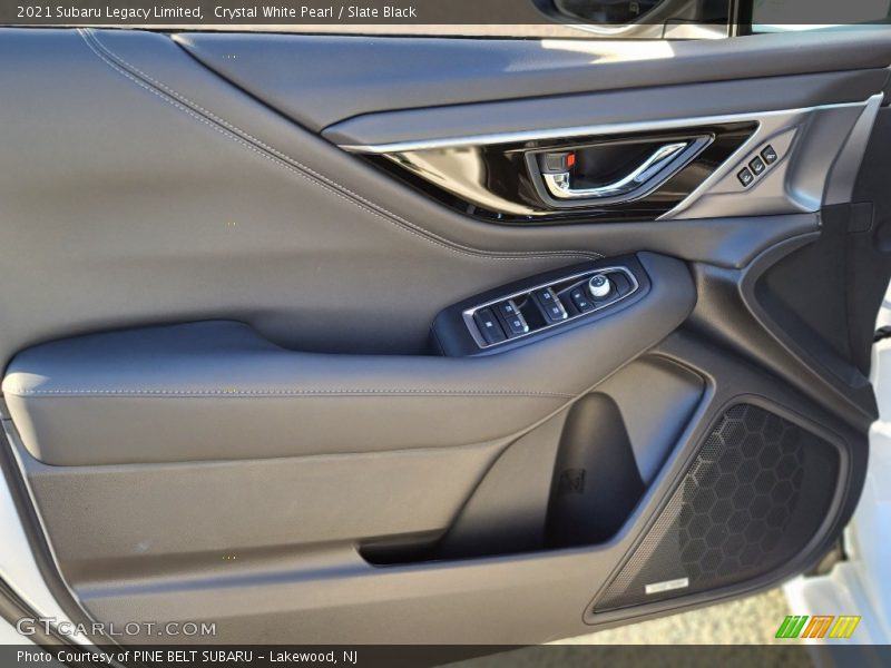 Crystal White Pearl / Slate Black 2021 Subaru Legacy Limited