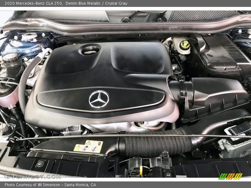 Denim Blue Metallic / Crystal Gray 2020 Mercedes-Benz GLA 250