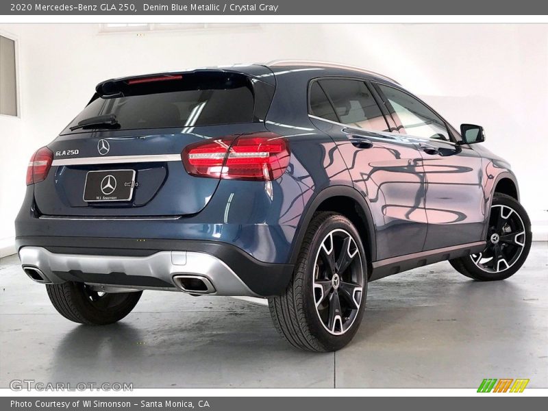 Denim Blue Metallic / Crystal Gray 2020 Mercedes-Benz GLA 250