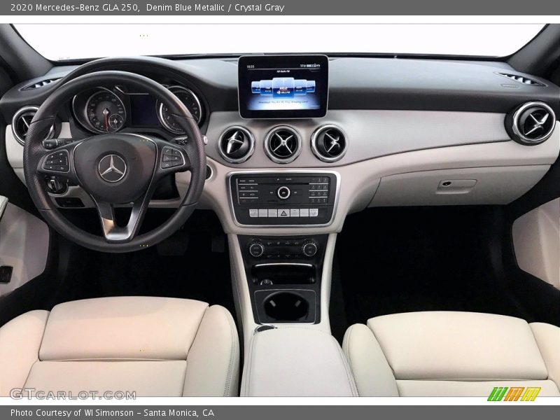 Denim Blue Metallic / Crystal Gray 2020 Mercedes-Benz GLA 250
