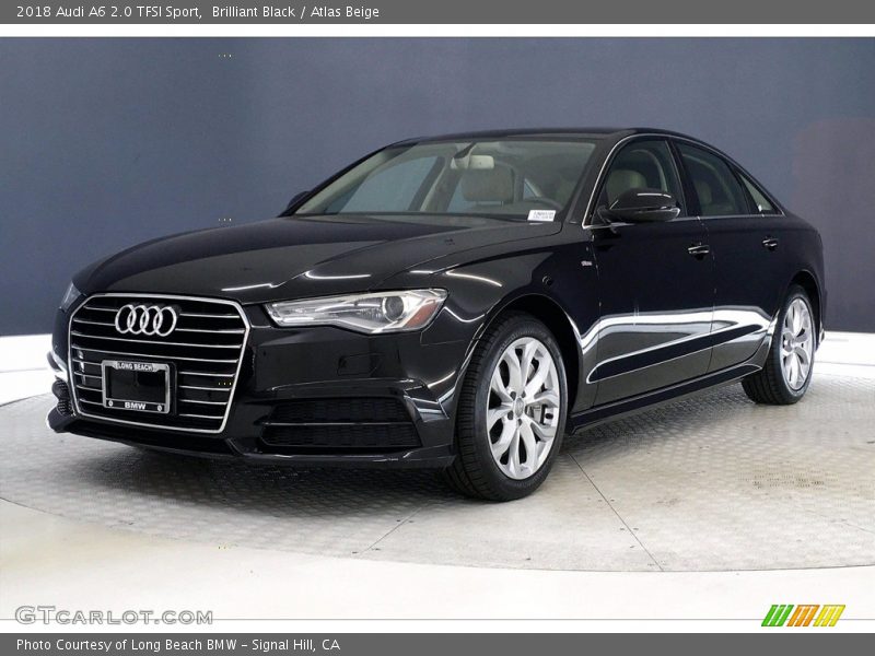 Front 3/4 View of 2018 A6 2.0 TFSI Sport