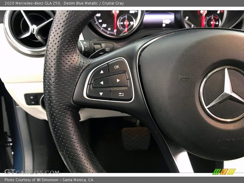 Denim Blue Metallic / Crystal Gray 2020 Mercedes-Benz GLA 250