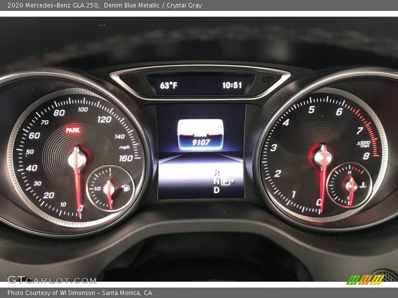 Denim Blue Metallic / Crystal Gray 2020 Mercedes-Benz GLA 250