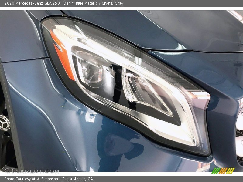 Denim Blue Metallic / Crystal Gray 2020 Mercedes-Benz GLA 250