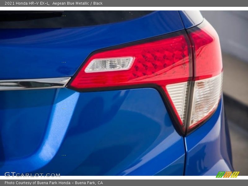 Aegean Blue Metallic / Black 2021 Honda HR-V EX-L
